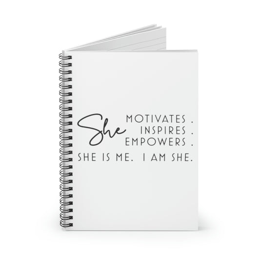 I Am She Journal - Ruled Line