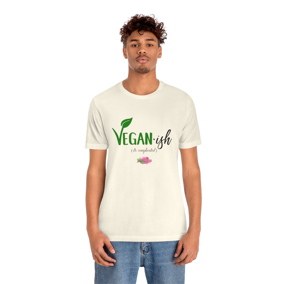 Vegan-ish (It's Complicated) Unisex Jersey Soft Short Sleeve Tee